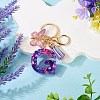 Resin Butterfly Pendant Keychains KEYC-TAC0034-03G-4