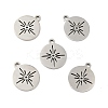 Non-Tarnish 201 Stainless Steel Pendants LS-STAS-E015-07P-2