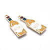 Eco-Friendly Alloy Enamel Pendants ENAM-Q437-051-NR-3