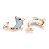Alloy Enamel Pendants ENAM-T022-05A-2