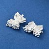 Brass Micro Pave Clear Cubic Zirconia Beads KK-Z059-03S-2