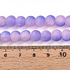 Crackle Glass Beads Strands GLAA-N009-8mm-08-4