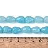 Baking Paint Crackle Glass Beads Strands DGLA-N019-03A-02-4