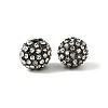 Alloy Rhinestone Beads RB-A034-10mm-A01B-3