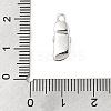 Brass Micro Pave Clear Cubic Zirconia Pendants KK-R219-27P-3