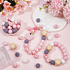 Silicone Alphabet Beads for Bracelet or Necklace Making SIL-SP0001-07-4