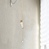 Glass Bottle Plant Hanger HJEW-DR00178-5