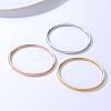 3Pcs 3 Colors Stainless Steel Hinged Bangles DB9414-1-2