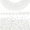 9 Strands 3 Style Electroplate Glass Beads Strands EGLA-PH0001-29-7