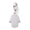 304 Stainless Steel European Dangle Charms STAS-I177-24B-P-2