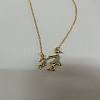 Alloy Full Crystal Rhinestone Mother and Daughter Pendant Necklaces FS-WG340FE-03-1