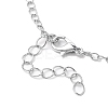 Valentine's Day Alloy and 201 Stainless Steel Word Love Pendant Necklaces NJEW-JN04693-5