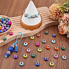 120Pcs Resin European Beads FIND-SP0002-05B-4