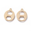 304 Stainless Steel Charms STAS-K215-08G-2