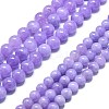 Natural Malaysia Jade Beads Strands G-L645-A01-6mm-05-2