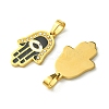 Ion Plating(IP) 304 Stainless Steel Pendants STAS-C101-04G-2