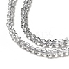Transparent Gradient Color Glass Beads Strands GLAA-H021-01B-28-3
