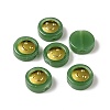 Transparent Spray Painted Glass Beads GLAA-I050-15F-1