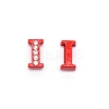 Rhinestone Slide Letter Charms RB-TAC0002-01I-2