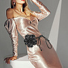 Flower PU Leather Wrap Waist Belts for Women AJEW-WH20816-058A-5