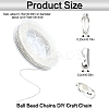 1 Roll Iron Ball Bead Chains CH-YW0002-04S-3