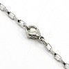 Tarnish Resistant Box Chain Necklace for Men LS-NJEW-F027-17-2mm-3