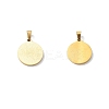 PVD Vacuum Plating 304 Stainless Steel with White Shell Pendants STAS-G268-01G-G-4