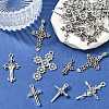 35Pcs 7 Styles Tibetan Style Alloy Pendants TIBE-FP0001-20-5