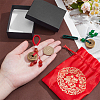 2Pcs Brass Coin Pendant Decorations HJEW-PH02208-3