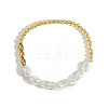 Handmade Brass Beads Stretch Bracelets LS-AI7189-4-1