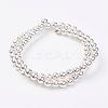 Non-magnetic Synthetic Hematite Bead Strands G-P262-20-6mm-S-2