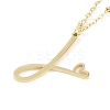 304 Stainless Steel Pendant Necklaces LS-NJEW-H029-02G-J-1