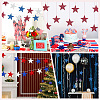 80Pcs Paper Glitter Star Wall Decoration AJEW-SP0001-13-5