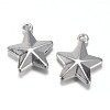 Tarnish Resistant 304 Stainless Steel Charms STAS-P171-31P-1
