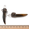 Natural Mixed Gemstone Sword Shape Connector Charms G-H332-08R-4