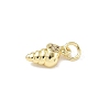 Brass Micro Pave Cubic Zirconia Charms ZIRC-I356-13G-05-2