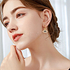8Pcs Rack Plating Brass Cubic Zirconia Pendants KK-BBC0023-62-7