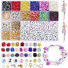 DIY Round Glass Seed Beads Bracelets Making Kits DIY-SP0003-50-1