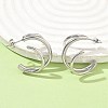 304 Stainless Steel Triple Stud Earrings EJEW-Z098-16P-2