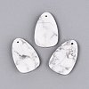 Synthetic Howlite Pendants G-Q601-38J-1