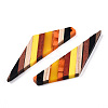 Transparent Resin & Walnut Wood Big Pendants LS-RESI-TAC0017-52-B01-1