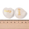 Natural Quartz Crystal Heart Engraving MBTI Figurines Statues for Home Office Desk Decorations X1-G-K353-05F-3