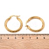 Ion Plating(IP) 304 Stainless Steel Hoop Earrings EJEW-L215-38G-3