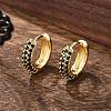 Brass Micro Pave Cubic Zirconia Huggie Hoop Earrings EJEW-R144-004A-NF-5