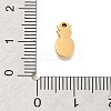 Ion Plating(IP) 304 Stainless Steel Charms STAS-P379-30G-3