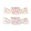 Printed Opaque Acrylic Beads OACR-B054-01A-1