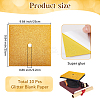 Square EVA Glitter Graduation Cap Topper Stickers DIY-WH20053-05A-2