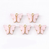 Alloy Acrylic Pendants ENAM-R136-01C-2