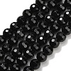 Natural Black Onyx Beads Strands G-C280-B01-6mm-2