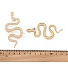 Alloy Stud Earrings EJEW-R021-03KCG-03-3